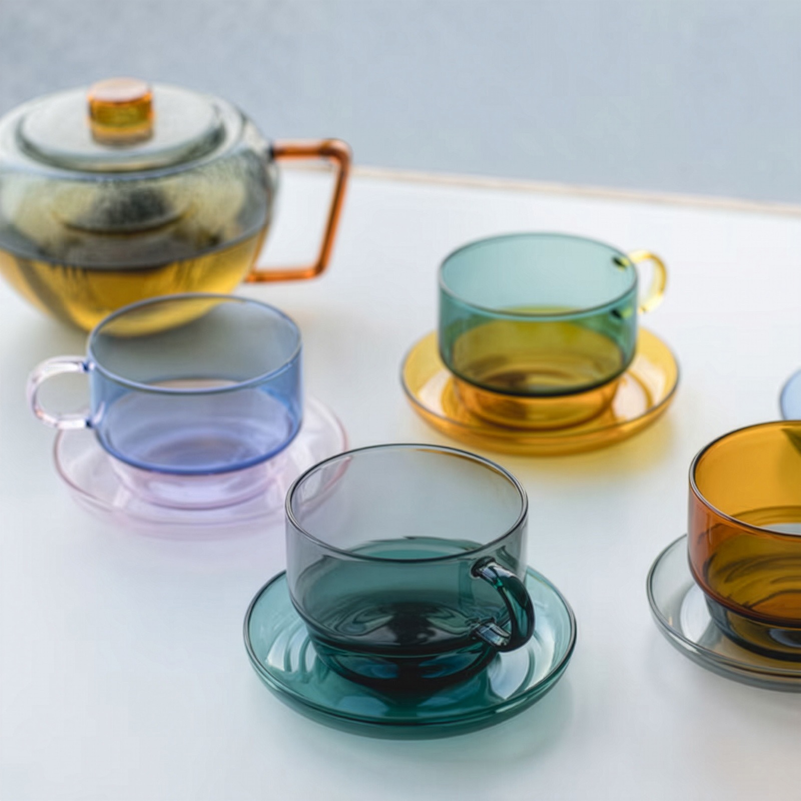 【amabro】 TWO TONE STACKING MUG（アマブロ ツートーンスタッキングマグ） [アマブロ/耐熱ガラス製/ 電子レンジOK]