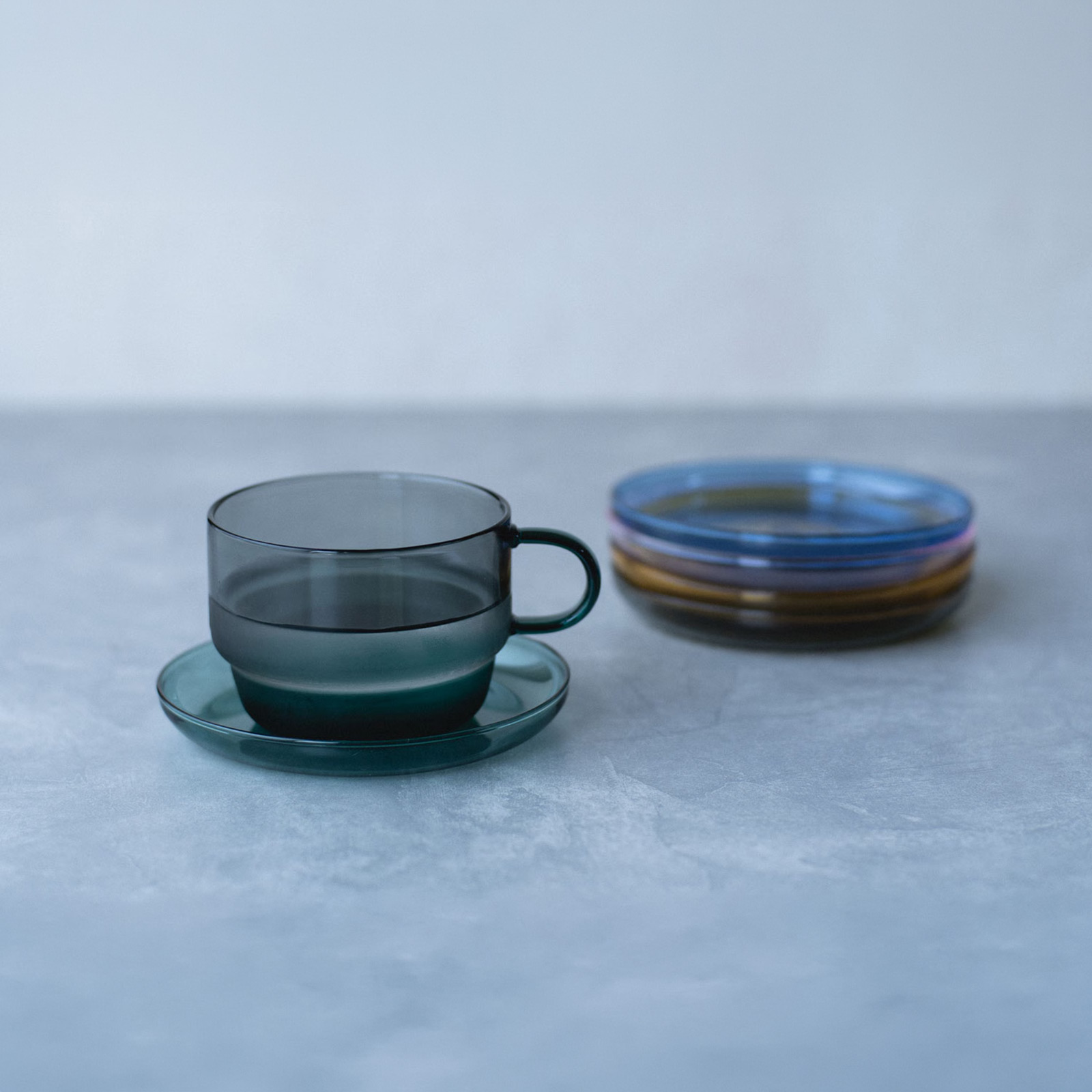 【amabro】 TWO TONE STACKING MUG（アマブロ ツートーンスタッキングマグ） [アマブロ/耐熱ガラス製/ 電子レンジOK]