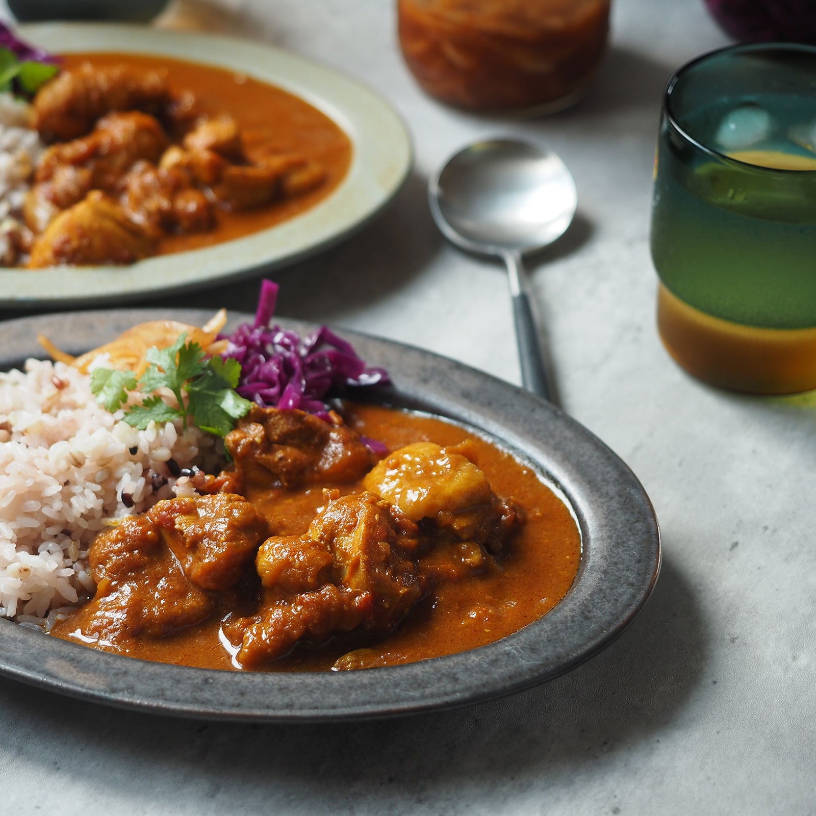 【amabro】 TWO TONE STACKING CUP（アマブロ ツートーンスタッキングカップ） [アマブロ/耐熱ガラス製/ 電子レンジOK]
