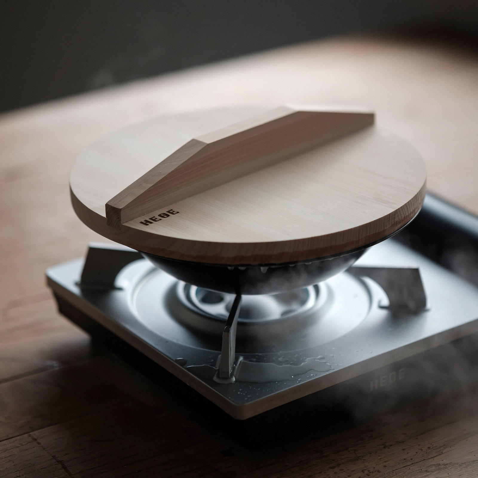 【HEGE】直火鍋（木蓋付） [直火調理/炊飯/日本製]