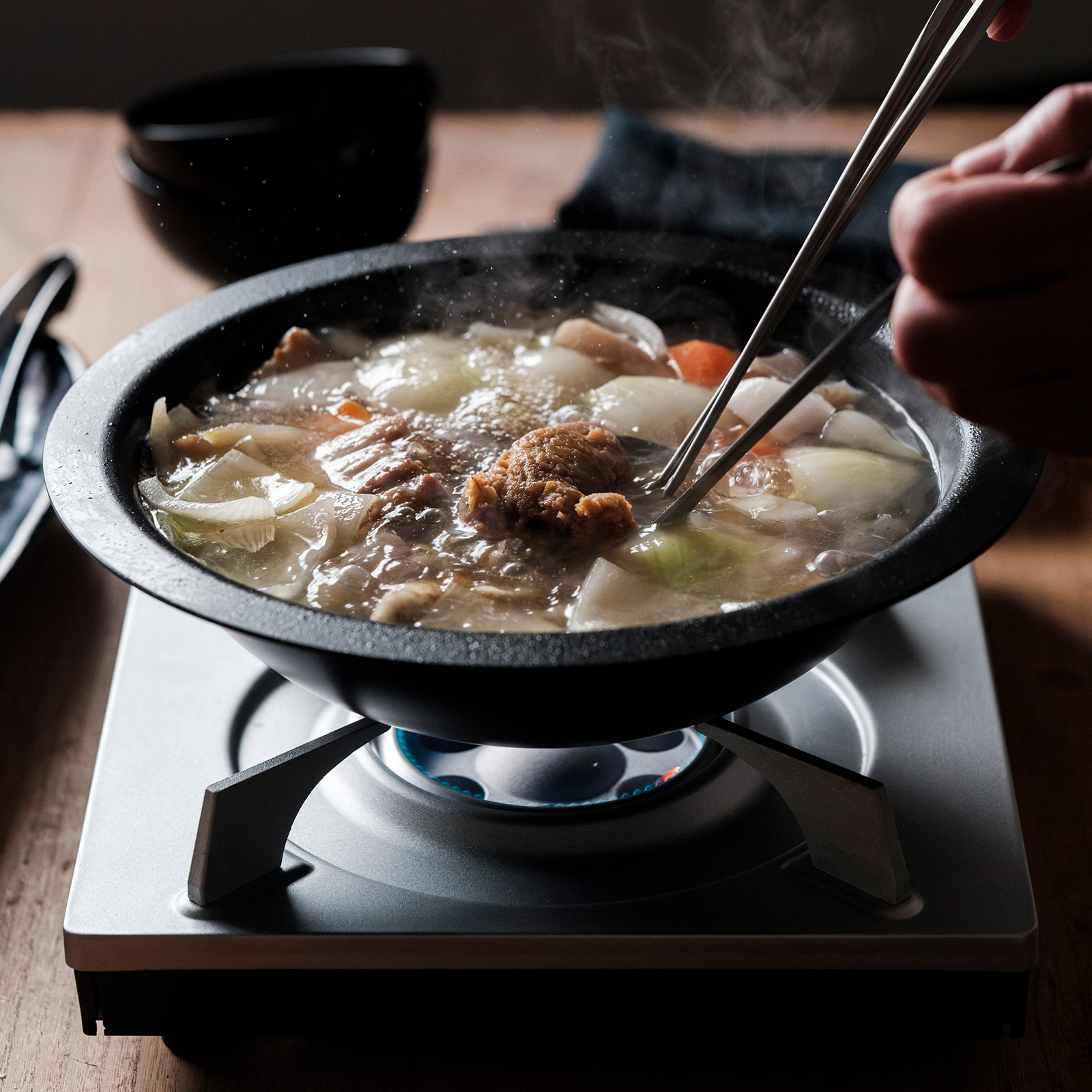 【HEGE】直火鍋（木蓋付） [直火調理/炊飯/日本製]