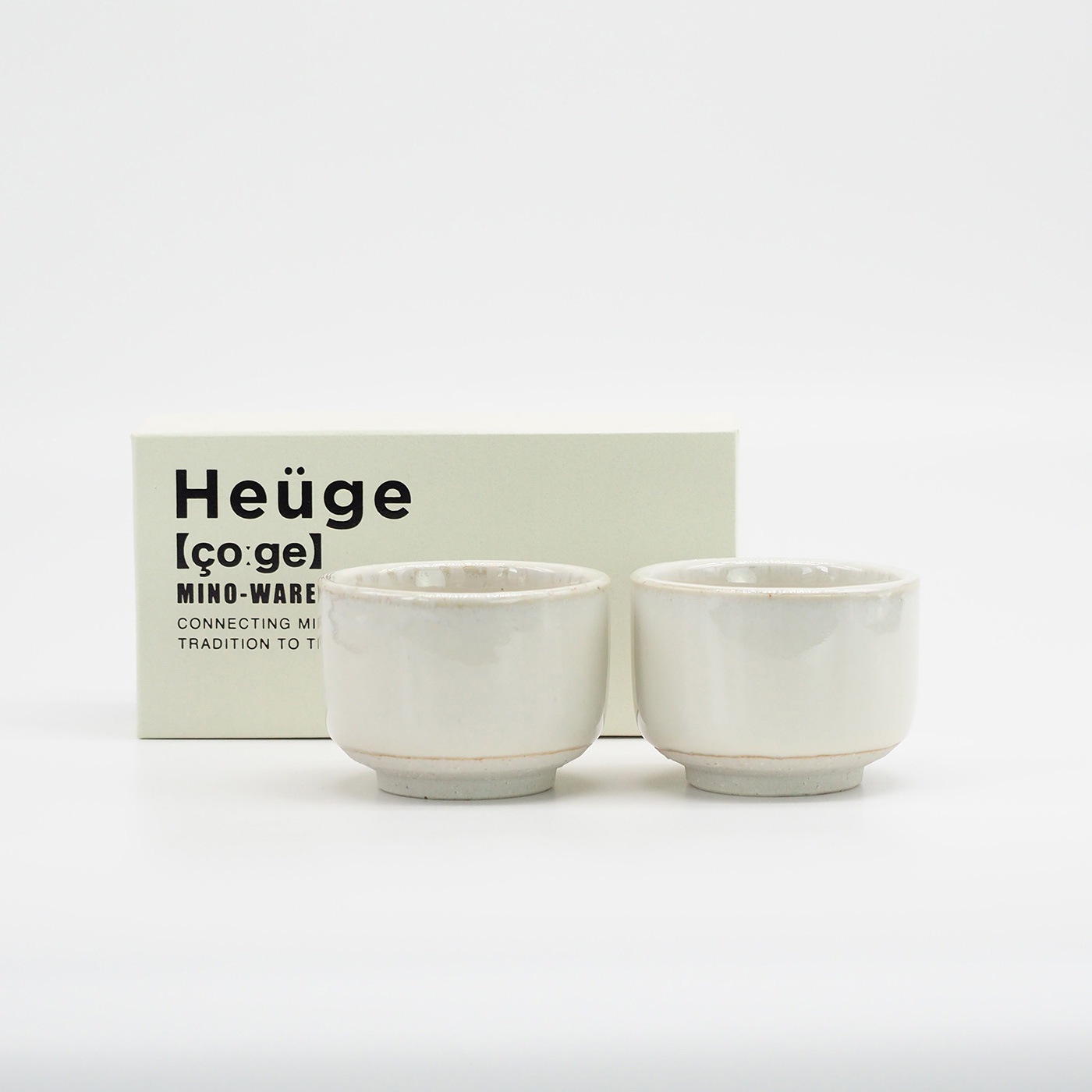 【信頼】 Heuge】ひょうげ ぐい呑み2個セット（Sake [日本製 set2） Cup 工芸品