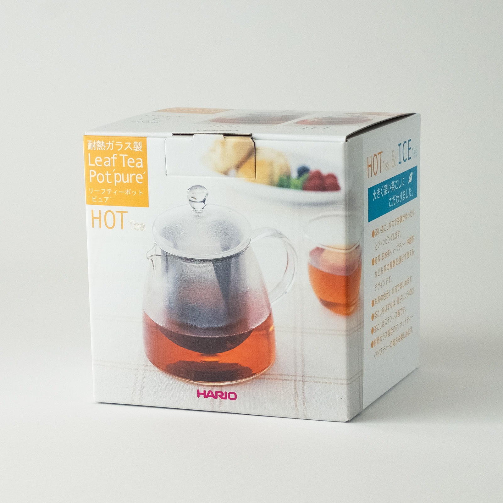 HARIO】ハリオ リーフティーポット・ピュア 4杯用 700ml CHEN-70T