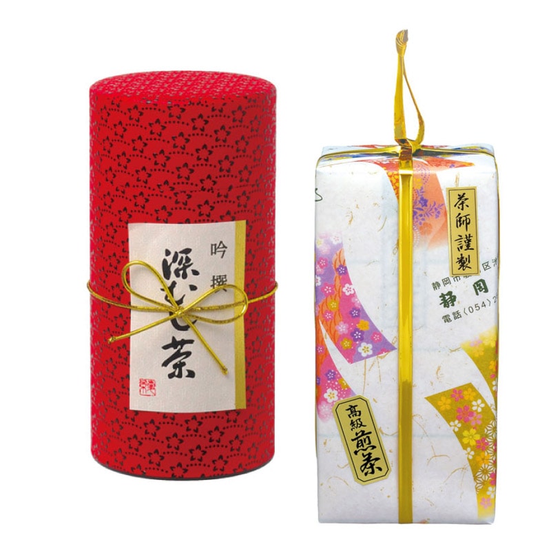 高級お茶ギフト｜印傳缶「極上180g」1本（箱入）