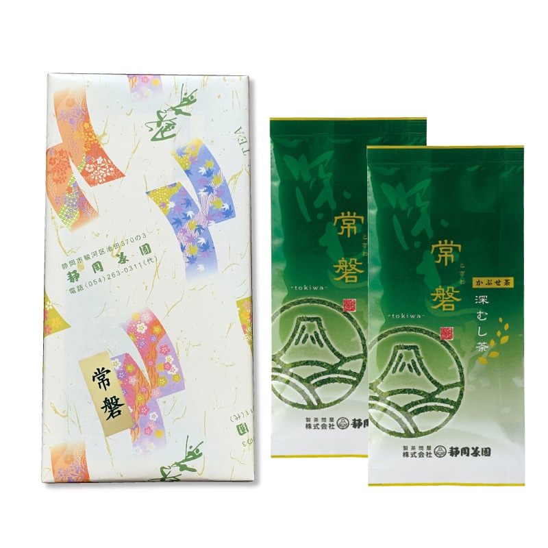 お茶ギフト｜「常磐」100g　2袋包装