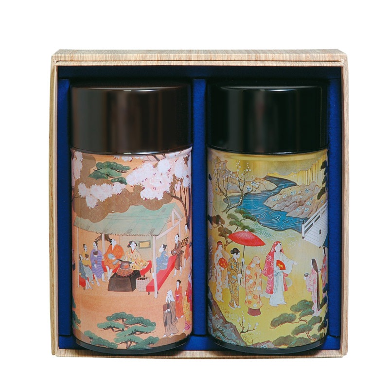 安土・桃山化粧缶2本セット「極上・天蓬」各180ｇ入（化粧箱入）