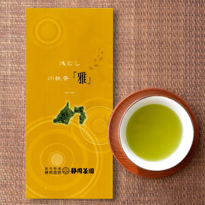 増量プレゼント | 高級浅むし茶　川根茶「雅」100g入［購入できません］