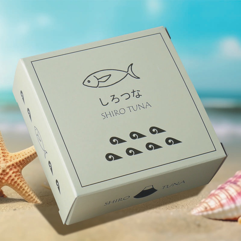 名札 缶バッジ ツナ 静岡ツナ缶 しろつな