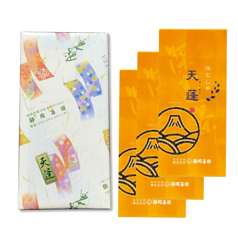 お茶ギフト|「天蓬」100g 3袋包装