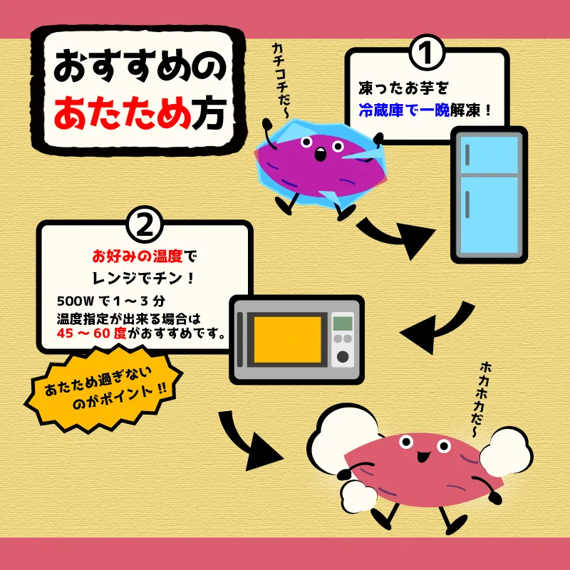【冷凍便】焼き芋 1袋800ｇ入り