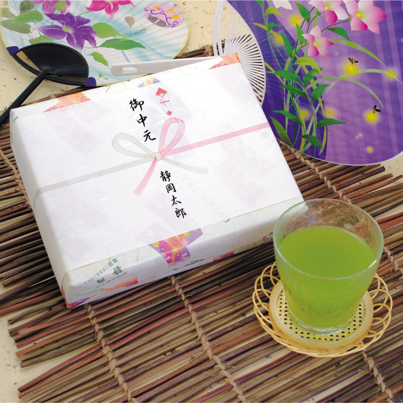 緑茶ギフト｜なつめ缶「極上」150g 2本入（化粧箱入）