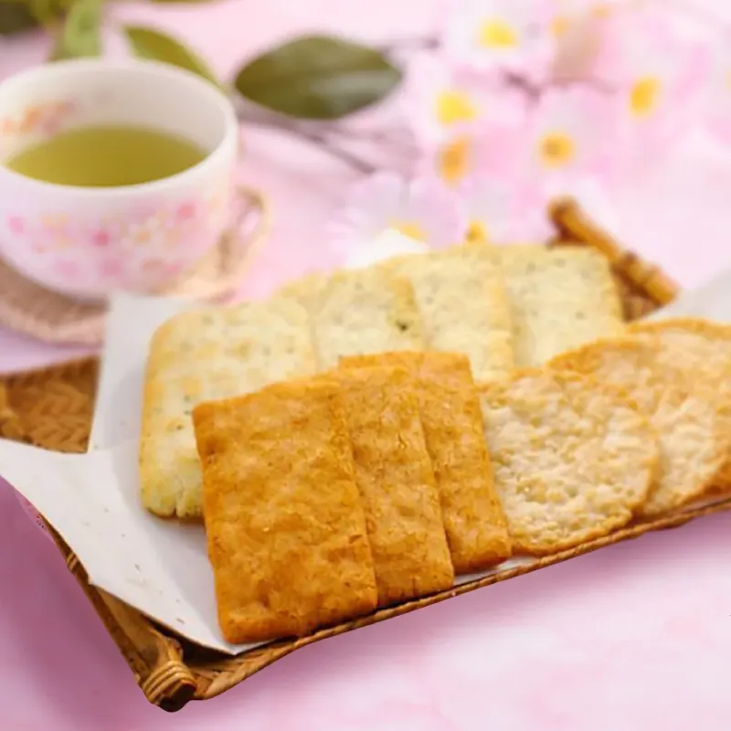 国産米煎餅　おいしさいろいろ