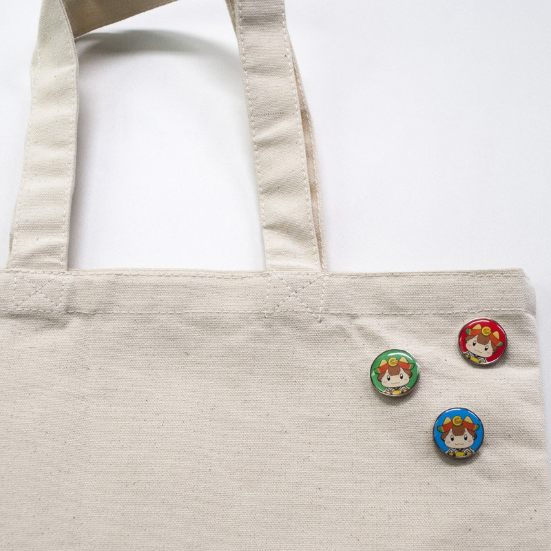 ちゃぐぽん ピンバッジ - アクセサリー - チャグまるしぇ滝沢【岩手県