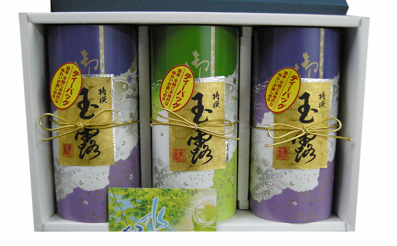 宇治玉露三角緑茶ティーパック詰め合わせ | 進物用お茶：季節