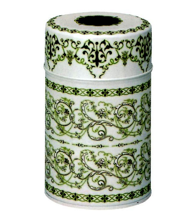 昭和レトロ 高級銘茶新井園 茶箱 缶 古道具 骨董品 稀少 ショーケース 什器 デュール 茶缶 【ロイヤルグリーン】 | 茶缶 | お茶通販 池川園茶舗