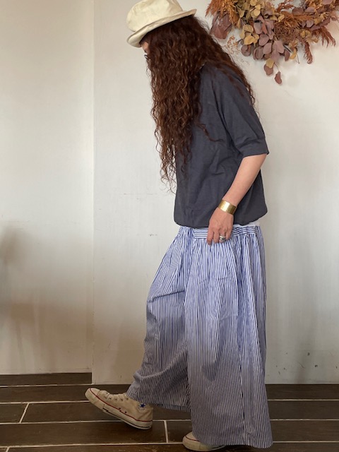 House on the Hill ネイビーストライプ パンツ　　サイズ90 Pants (Navy Stripe) | House on the Hill
