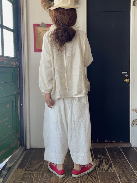 リネンワイドベスト a+koloni | OUTER | | CHAHORU