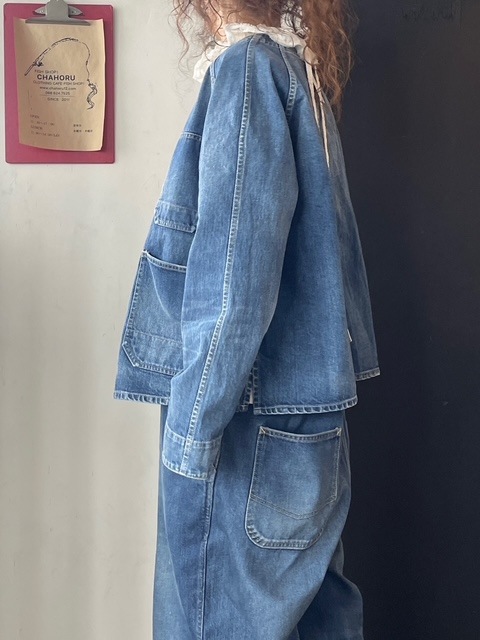 ST-181 デニムオーバーオール Veritecoeur | BOTTOMS | | CHAHORU