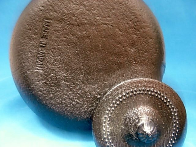 及富（南部宝生堂）南部鉄瓶「平成丸アラレ 黒色 1リットル」＊特別