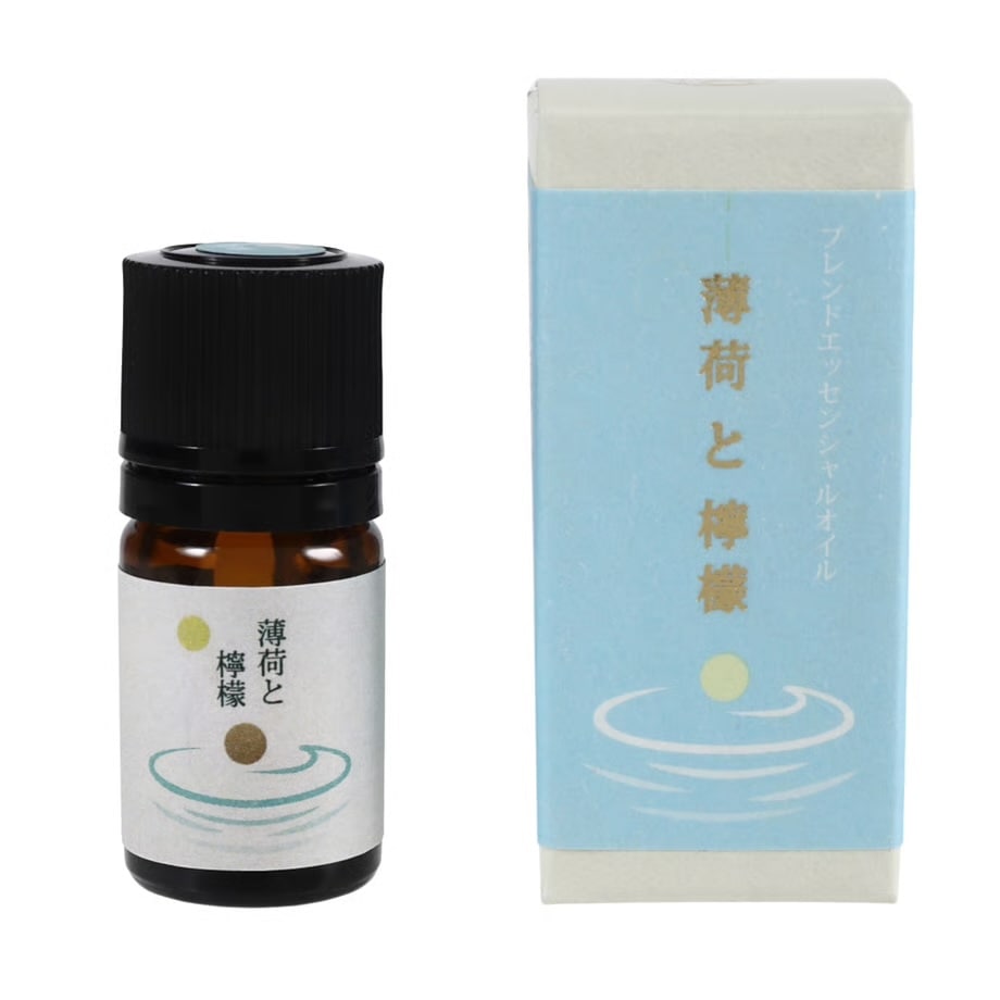 【受注発注】一十八日 ブレンドエッセンシャルオイル 薄荷 と 檸檬5ml