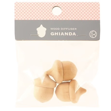 【受注発注】一十八日 木製ディフューザーどんぐり 【大3個】