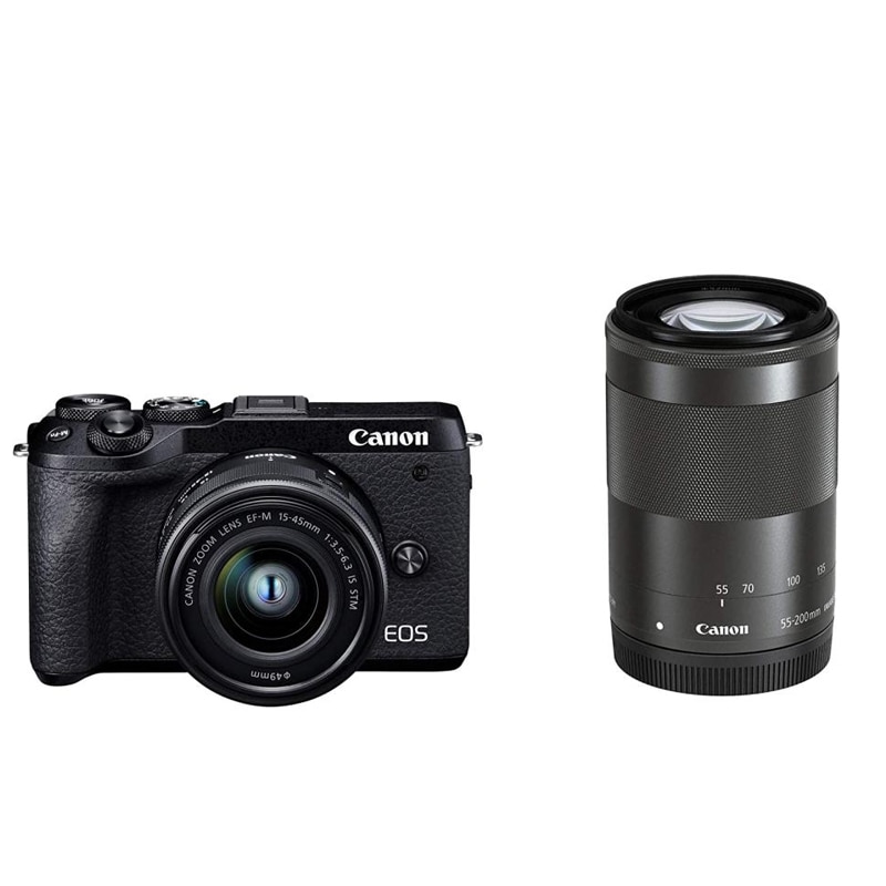 EOS M6 Mark II ダブルズームキット [ブラック]