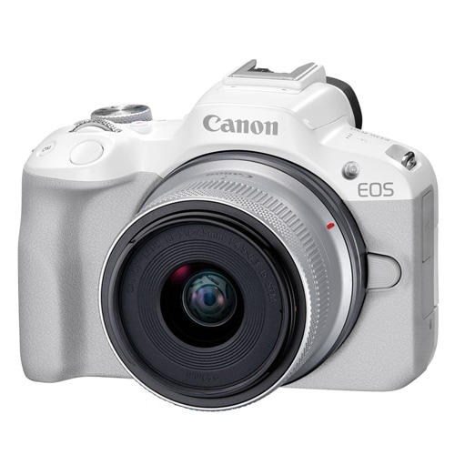 EOS R50 RF-S18-45 IS STM レンズキット [ホワイト]