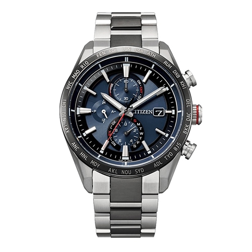 アテッサ エコ・ドライブ電波時計 ダイレクトフライト ACT Line AT8186-51L