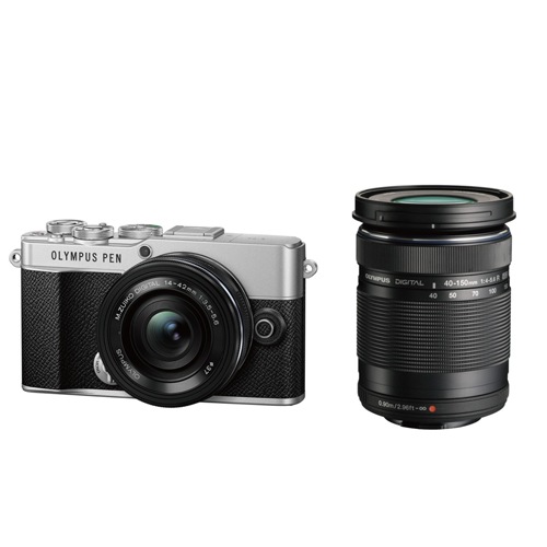 OLYMPUS PEN E-P7 EZダブルズームキット [シルバー]