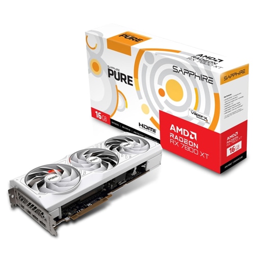 SAPPHIRE PURE Radeon RX 7800 XT GAMING OC 16GB GDDR6 [PCIExp 16GB]
