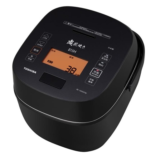 海外向け炊飯器 220V仕様 東芝 真空圧力IH炊飯器 5.5合炊き ブラック RC-DX10T-K