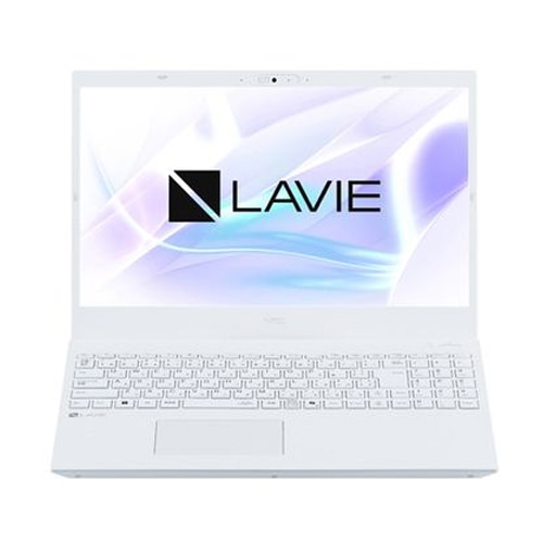 NEC 15．6型高性能ノートブック LAVIE N15 パールホワイト PC-N155EJAW