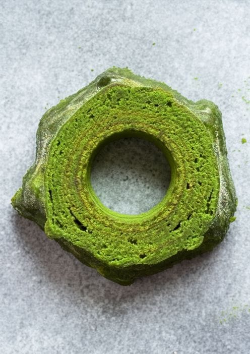 宇治抹茶の切り株バウム