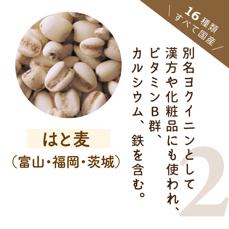 十六茶品質の匠十六雑穀 GABAプラス