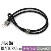 �쥶���֥쥹��åȡʷ������BLACK��SILVER925��22.5cm�ˡ��ԥ᡼�����б��ġ�