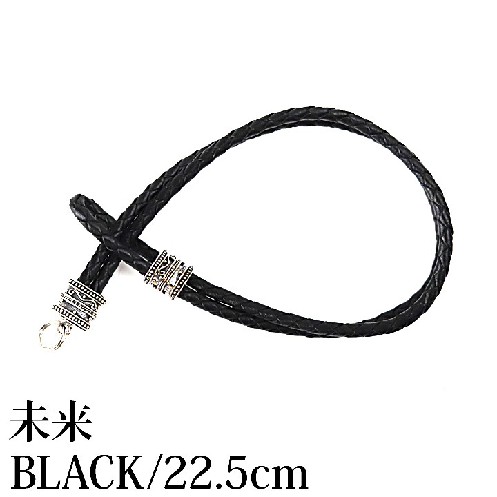 �쥶���֥쥹��åȡ�̤���BLACK��SILVER925��22.5cm�ˡ��ԥ᡼�����б��ġ�
