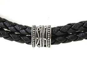 �쥶���֥쥹��åȡ�̤���BLACK��SILVER925��20cm�ˡ��ԥ᡼�����б��ġ�