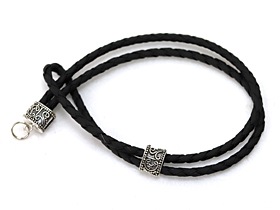�쥶���֥쥹��åȡʷ������BLACK��SILVER925��22.5cm�ˡ��ԥ᡼�����б��ġ�