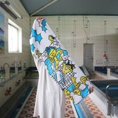 【ゆとなみ社】 お風呂てぬぐい