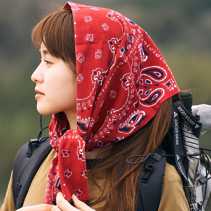 スポーツてぬぐい / バンダナ レッド