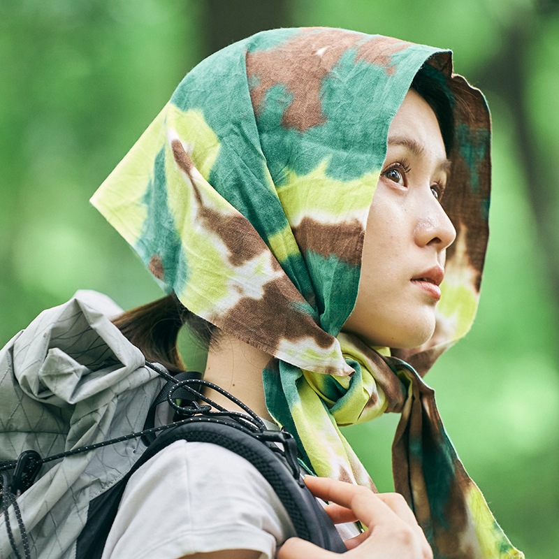 スポーツてぬぐい  / タイダイ エバーグリーン