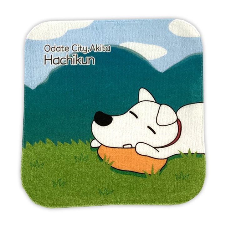 はちくんハンカチ（お昼寝）