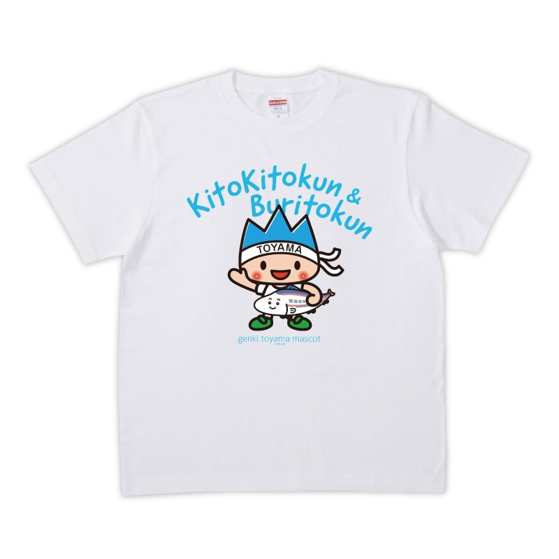 富山県マスコットTシャツ（ホワイト）