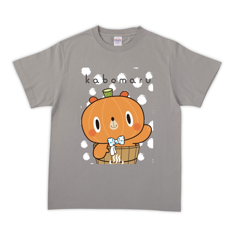 かぼまるTシャツ（ライトグレー）