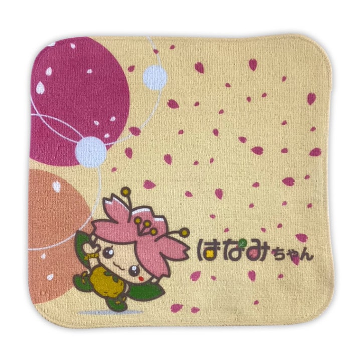 はなみちゃんタオルハンカチ(桜)