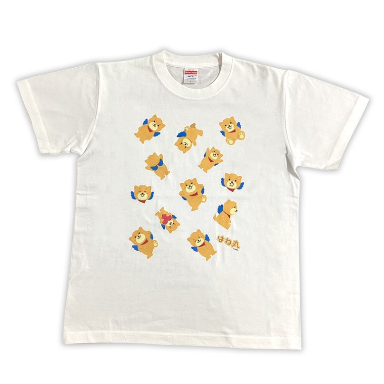 はね丸Ｔシャツ（いっぱい）（ホワイト）