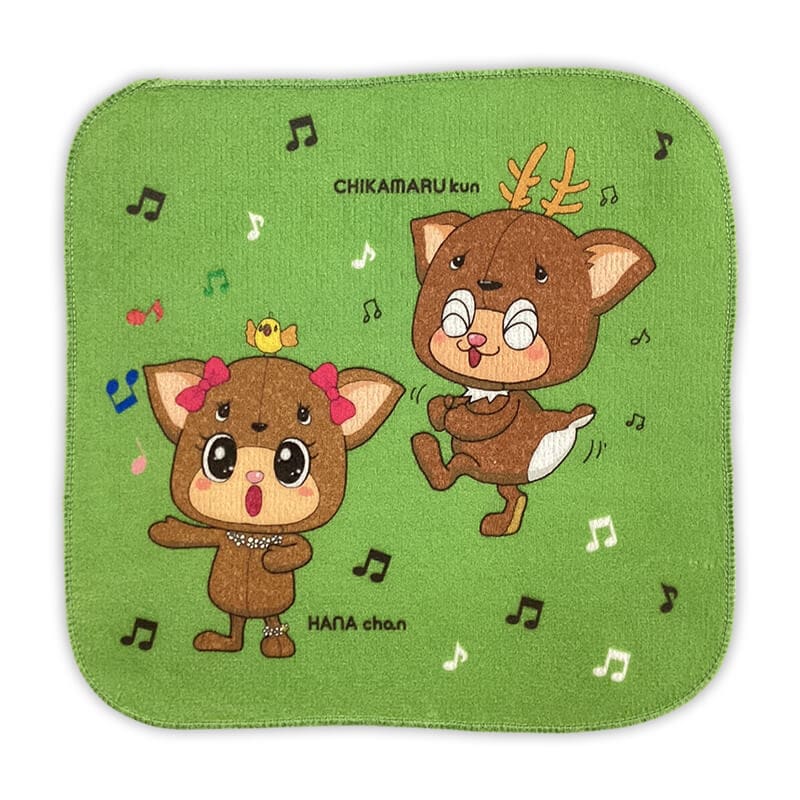 ちかまる君・はなちゃんタオルハンカチ