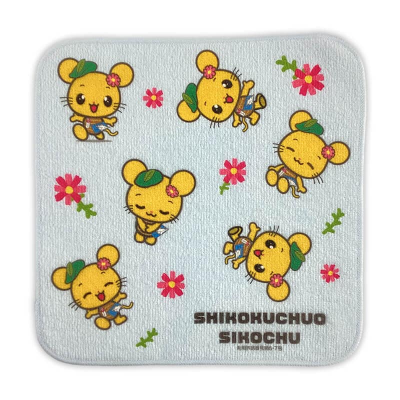 四国中央市マスコットキャラクタータオルハンカチ