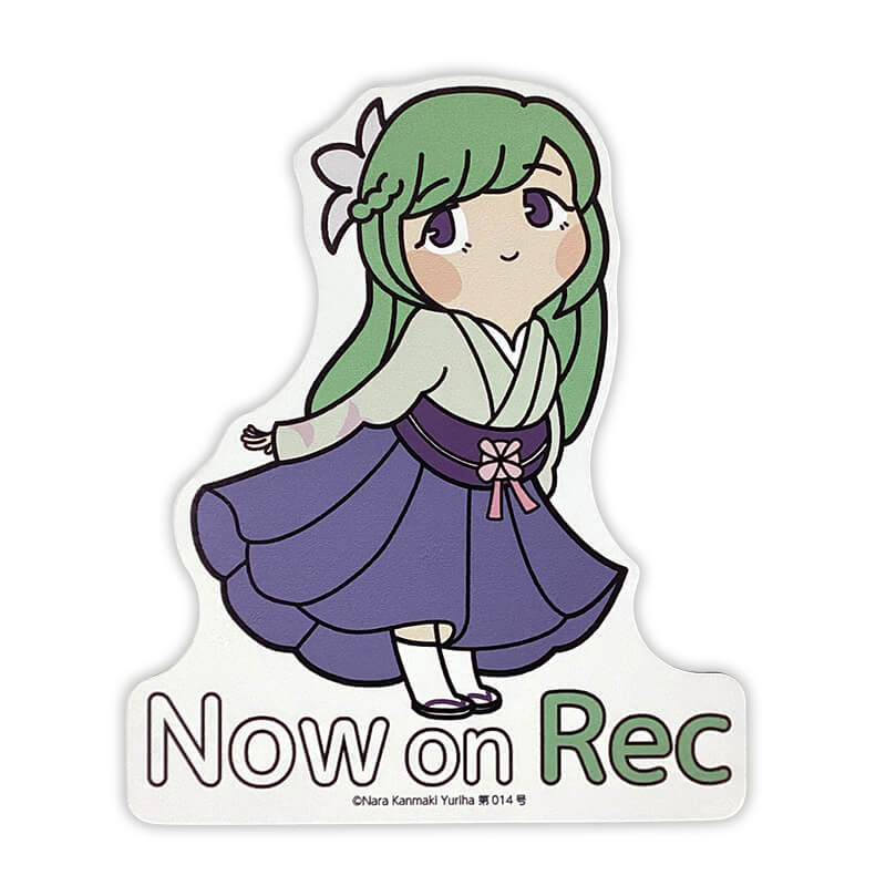 ゆりはちゃんカーマグネット（ドライブレコーダー）