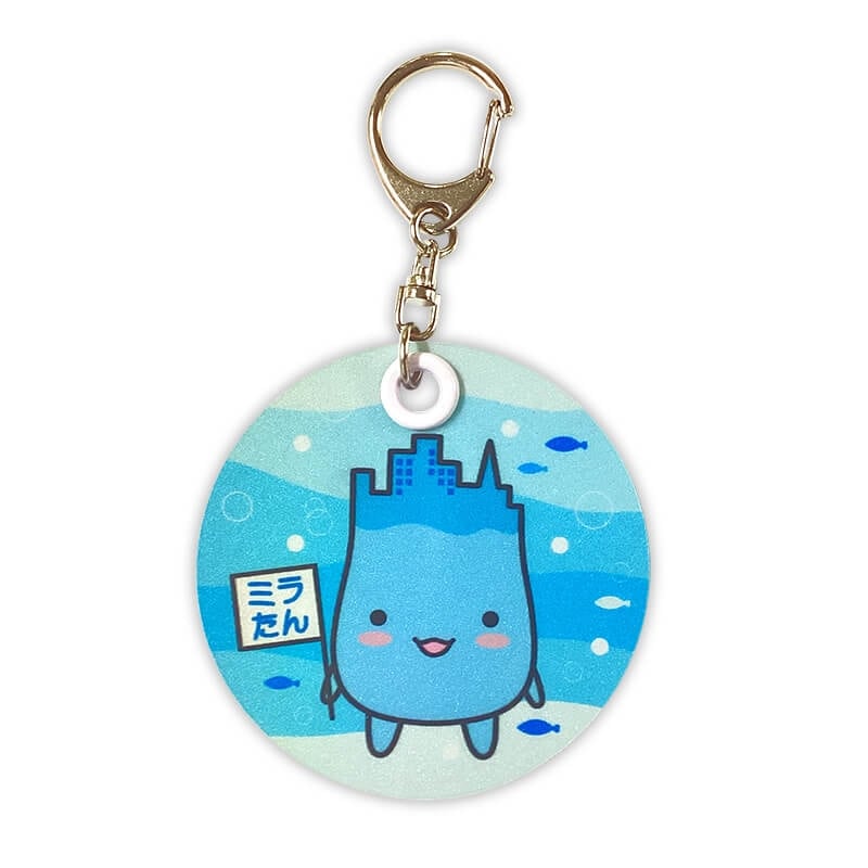 ミラたん反射板キーホルダー